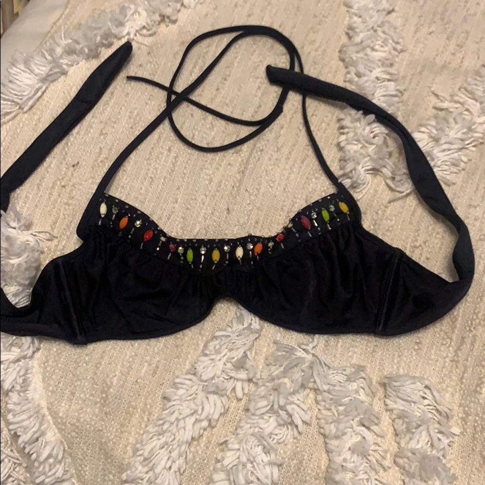 Victoria secret beaded bathing suit top
